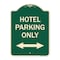 Signmission Hotel Parking W/ Bidirectional Arrow Heavy-Gauge Aluminum Sign, 24" x 18", G-1824-23902 A-DES-G-1824-23902 - alternate 1